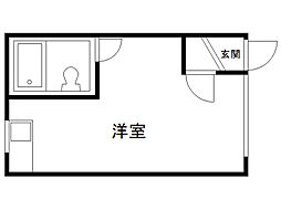 ダイワハイツ ワンルームの間取図画像