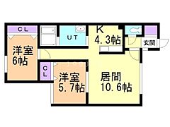 物件の間取り