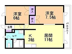 物件の間取り