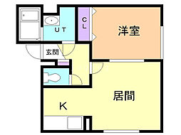 ユーコート 1階