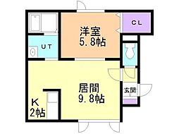 バス 旭川電気軌道バス豊岡7−1下車 徒歩2分 2階/-
