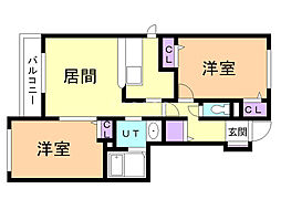 カルム　Ｍ 1階/103