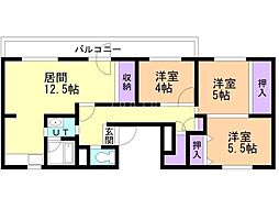 ビレッジハウス春光3号棟 2階/201