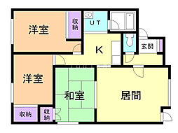 エステイツ高畠 3LDKの間取図画像