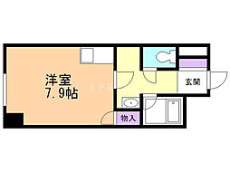 朝日プラザ旭川5条通 ワンルームの間取図画像