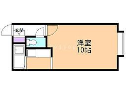 アルハンブラ ワンルームの間取図画像