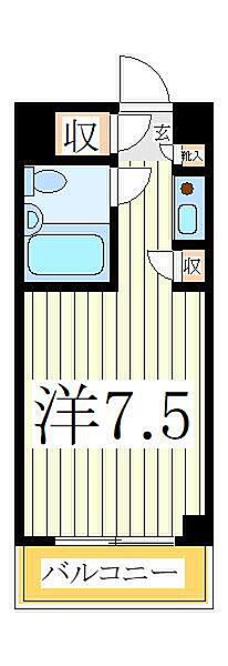 ＴＯＰ・南流山 ｜千葉県流山市南流山3丁目(賃貸マンション1R・3階・16.17㎡)の写真 その2