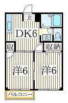 エルディムパークサイド  ｜ 千葉県野田市清水（賃貸アパート2DK・2階・40.04㎡） その1