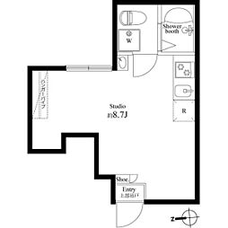 KingHouseOjima ワンルームの間取図画像