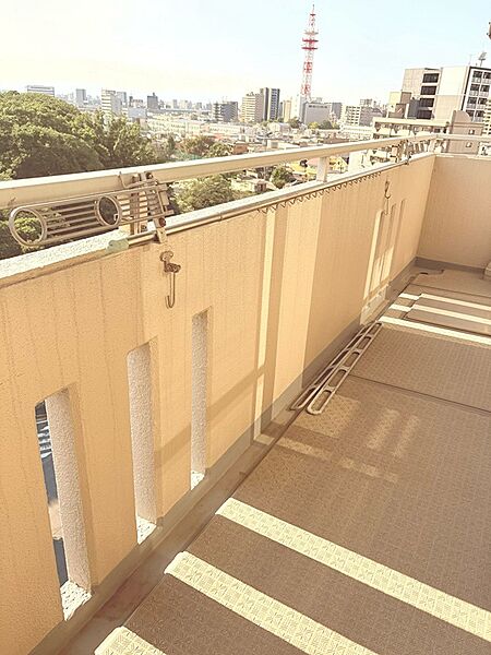 豊かな緑と青空が広がる眺望。開放感のある暮らしが叶う、都市のオアシスです。
