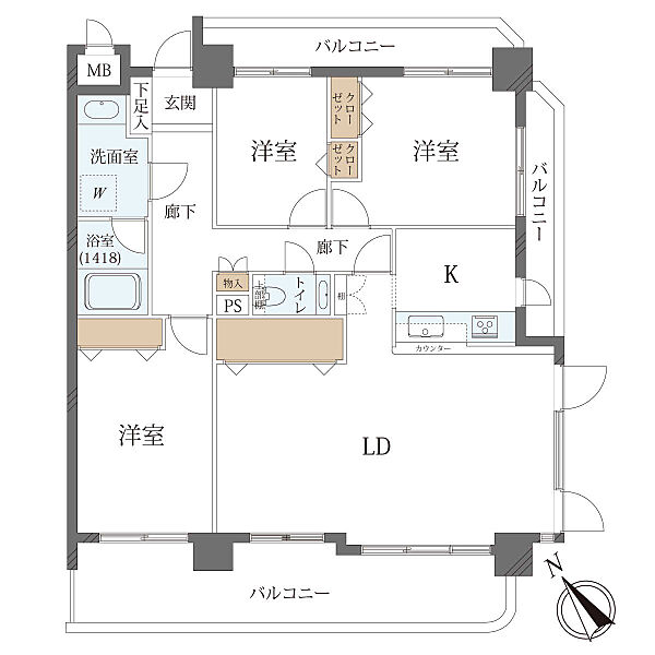 間取り：323000527164