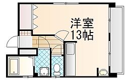 ホームオアシス光町 ワンルームの間取図画像