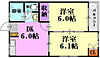 花房マンション4階5.7万円