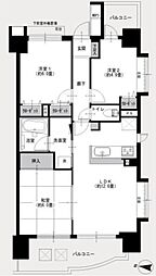 東武東上線 大山駅 徒歩10分 3LDKの間取り