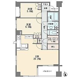 間取図画像 2SLDK