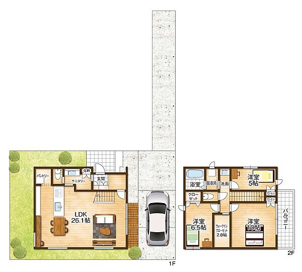 建て替え参考プランです