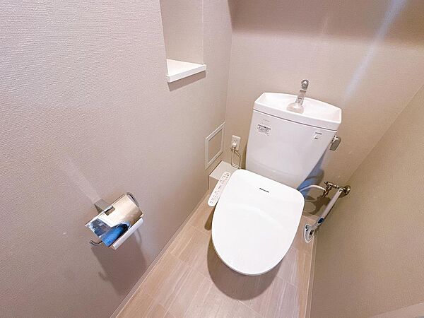 ウォシュレット付きのトイレで衛生面に配慮されております