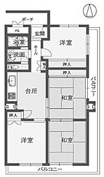 間取図画像 4DK