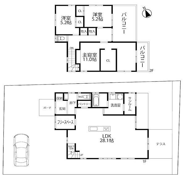 建物参考プランです