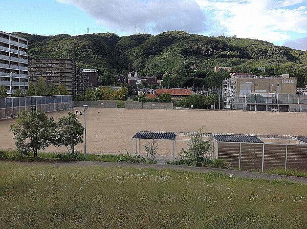水無瀬川緑地公園（670m）