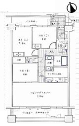 ステイツ茨木グランプレイス 3LDKの間取図画像