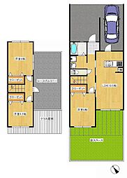 茨木市山手台4丁目 テラスハウス