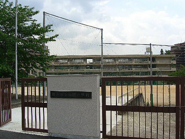 吹田市立山田中学校（983m）