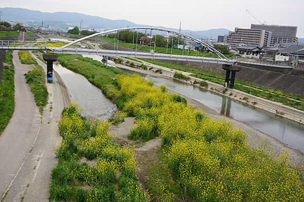 安威川河川敷公園（749m）