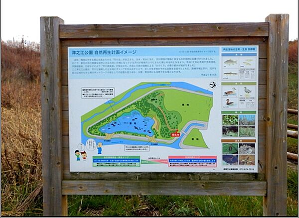 津之江公園（1502m）