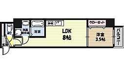 GROOVE今福鶴見 1LDKの間取図画像