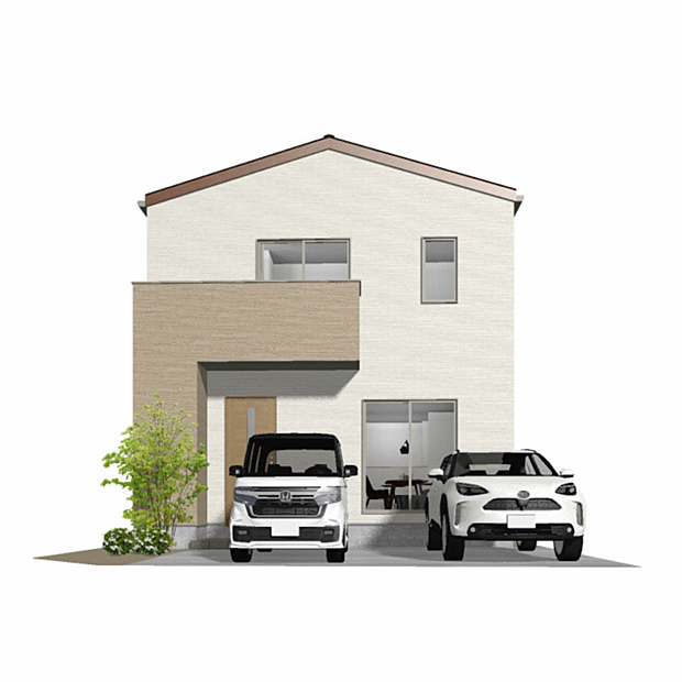 三陽建設の建設プランにて、新築建売可能。※画像は土地の情報をもとに作成いたしました、新築プラン例です。