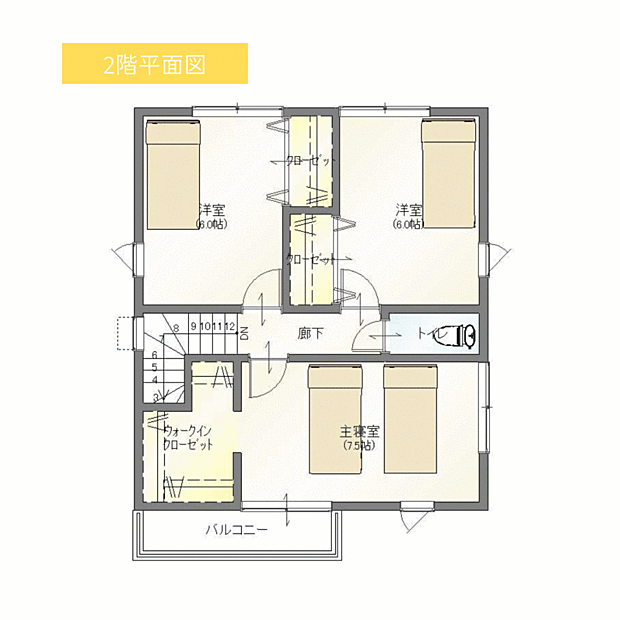 三陽建設の建設プランにて、新築建売可能。※画像は土地の情報をもとに作成いたしました、新築プラン例です。