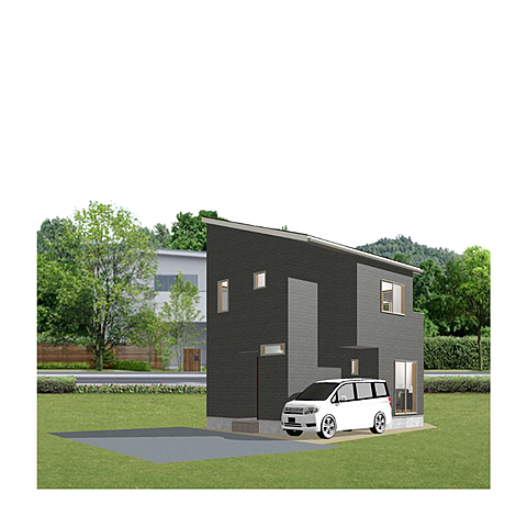 三陽建設の建設プランにて、新築建売可能。※画像は土地の情報をもとに作成いたしました、新築プラン例です。