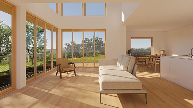 構造的に間仕切りが少ないため、ライフスタイルの変化に応じた間取り変更がしやすいのも魅力です