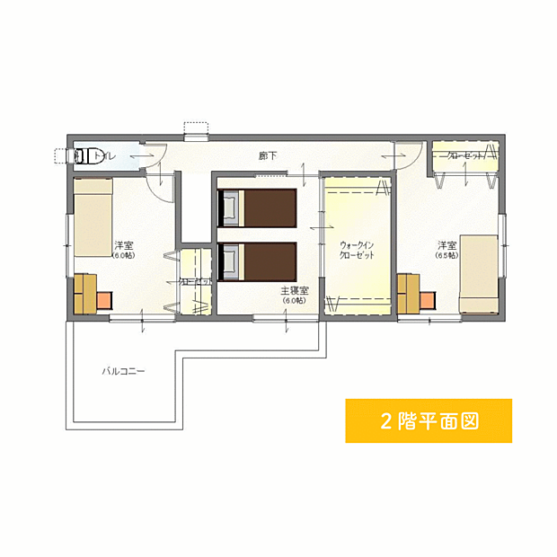 三陽建設の建設プランにて、新築建売可能。※画像は土地の情報をもとに作成いたしました、新築プラン例です。