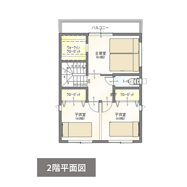 ※画像は土地の情報をもとに作成いたしました、新築プラン例です。