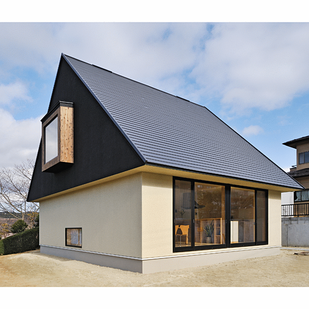 《SE構法で建てる家》三角屋根の家