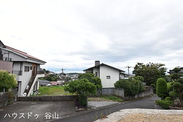 現地からの眺望。錦江湾を望めます！