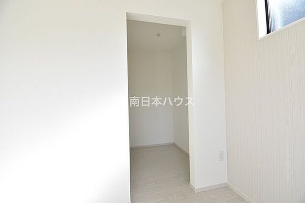 過去施工例　大容量のウォークインクローゼット