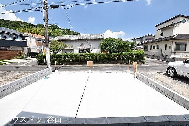 過去同仕様施工例車の出し入れのしやすい駐車スペース