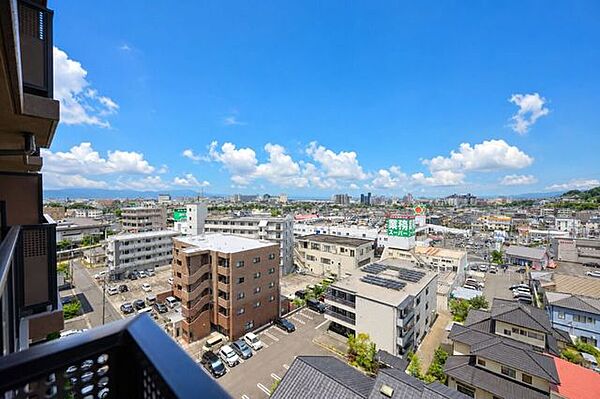 バルコニーから南の景観