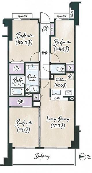 間取り：313004456339