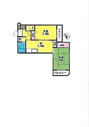 ベルハイム河辺 2階