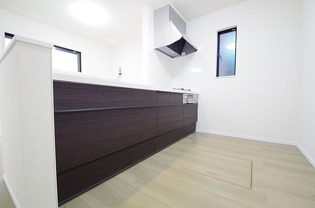 収納豊富で、日々のお料理から後片付けまで快適に、はかどるキッチンです。