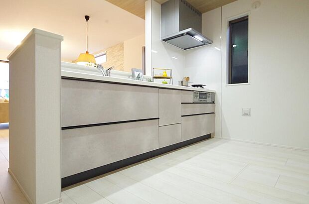 収納豊富で、日々のお料理から後片付けまで快適に、はかどるキッチンです。