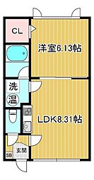 間取図画像 1LDK
