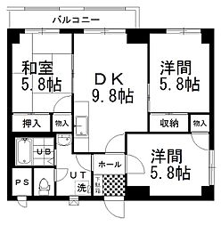間取図画像 3LDK