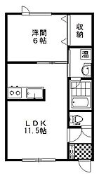 ベルフルール 2階