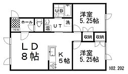 Le Soleil 新釧路川 2階/202