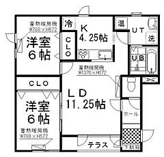 物件の間取り